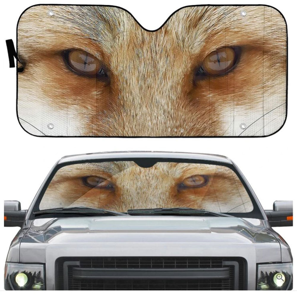 Fox Eyes Windshield Sun Shades Car Accessories Gift Decor