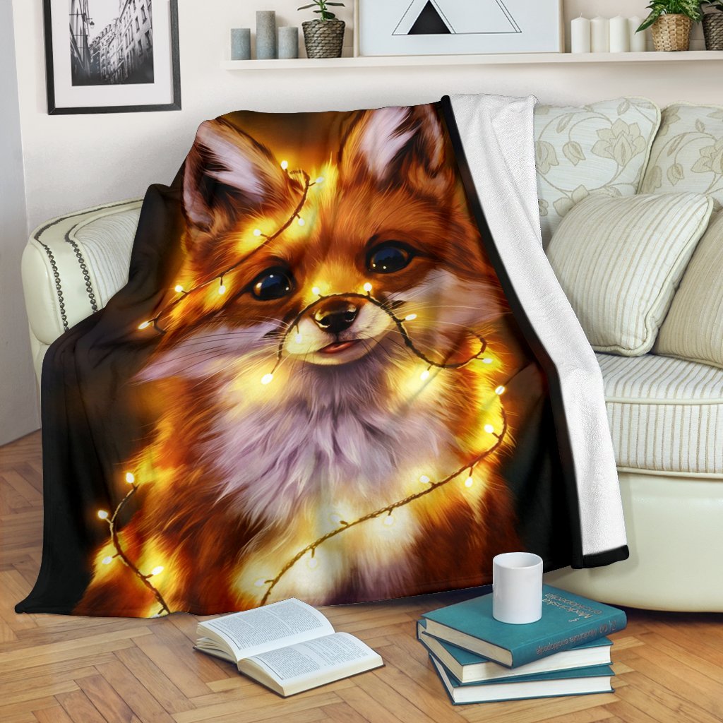 Premium Fox Blanket - Soft, Cozy, Ideal for Home Use