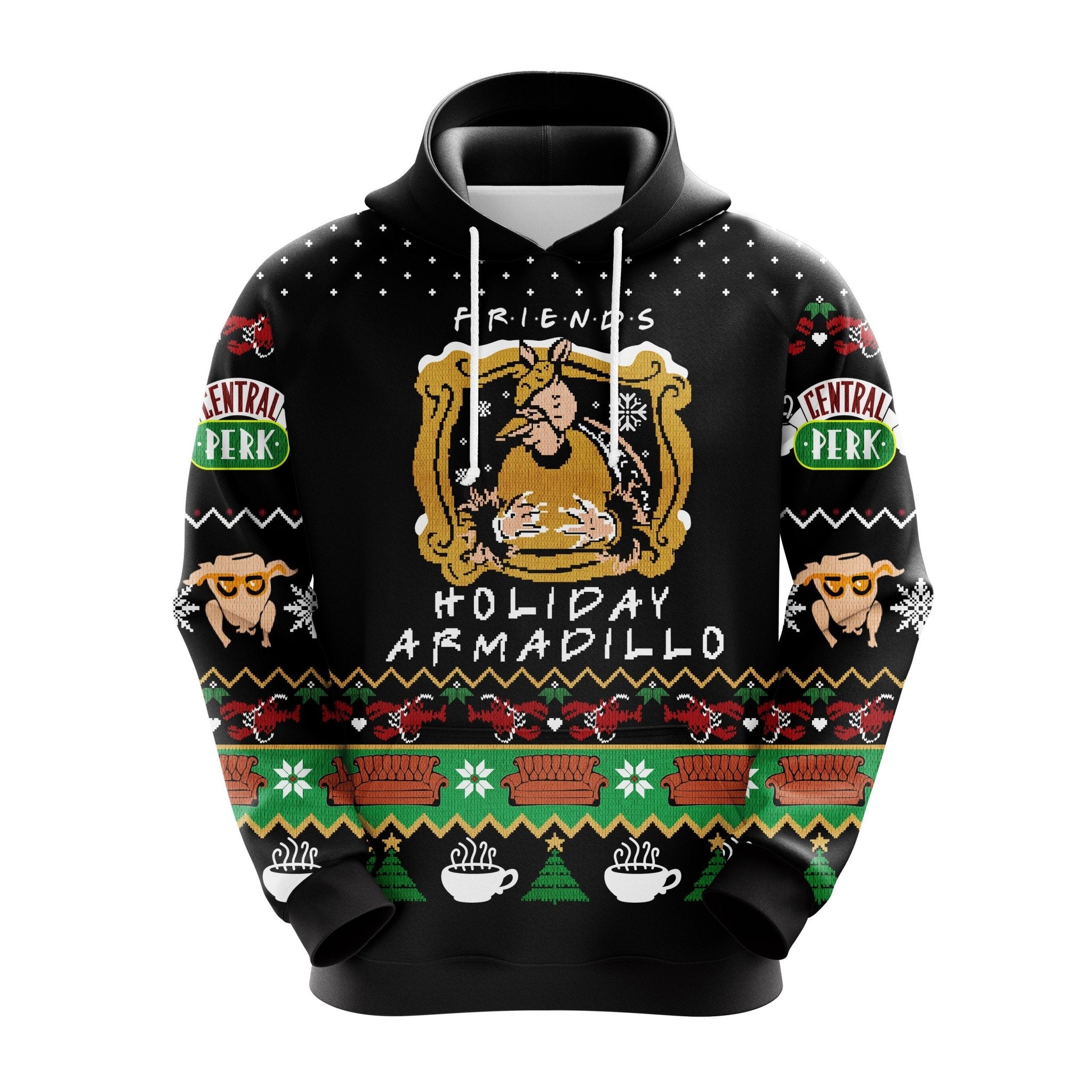 Cute Christmas Hoodie Gift for Friends - Mc Ugly Noel Design