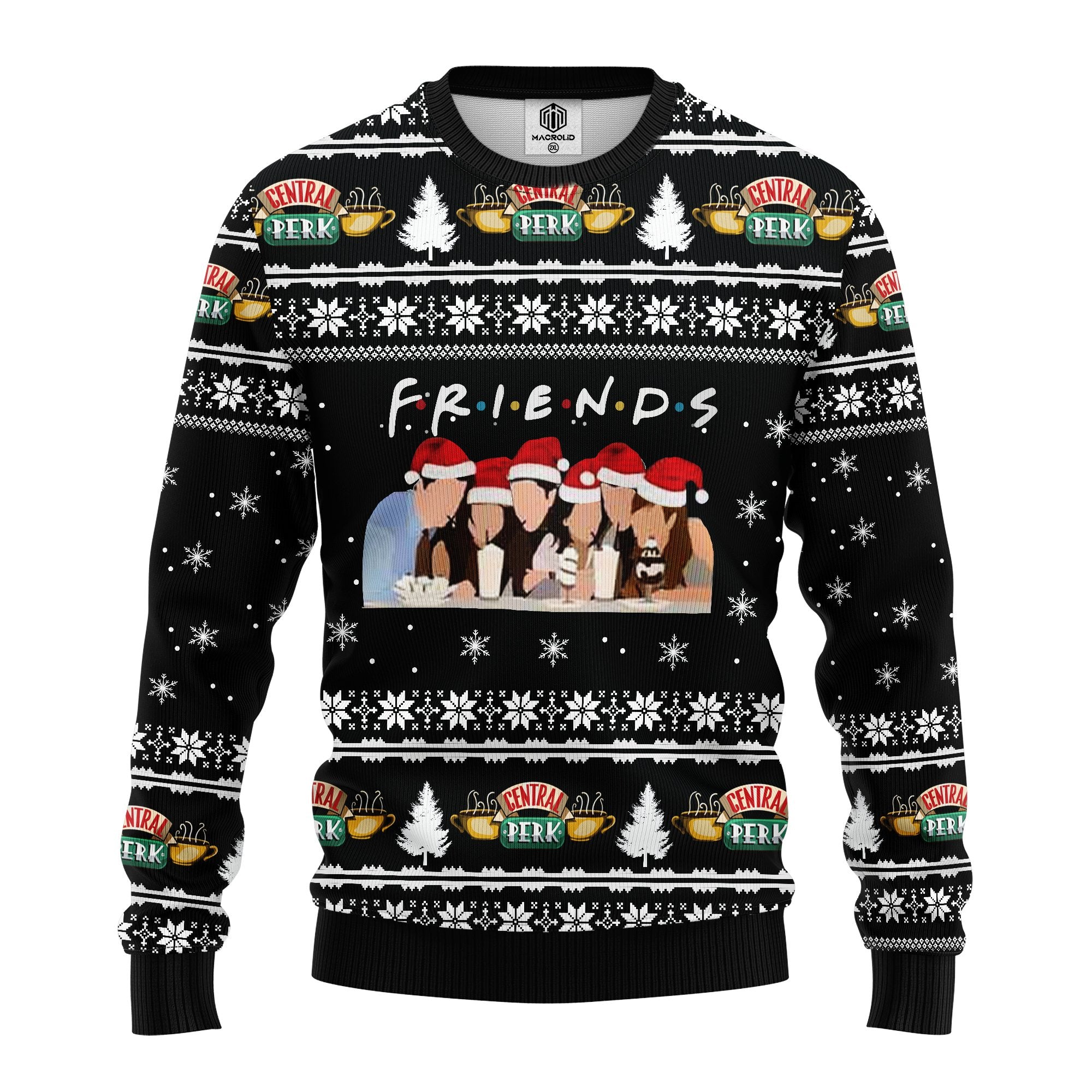 Friends Christmas Sweater Gift Idea for Thanksgiving and Holidays