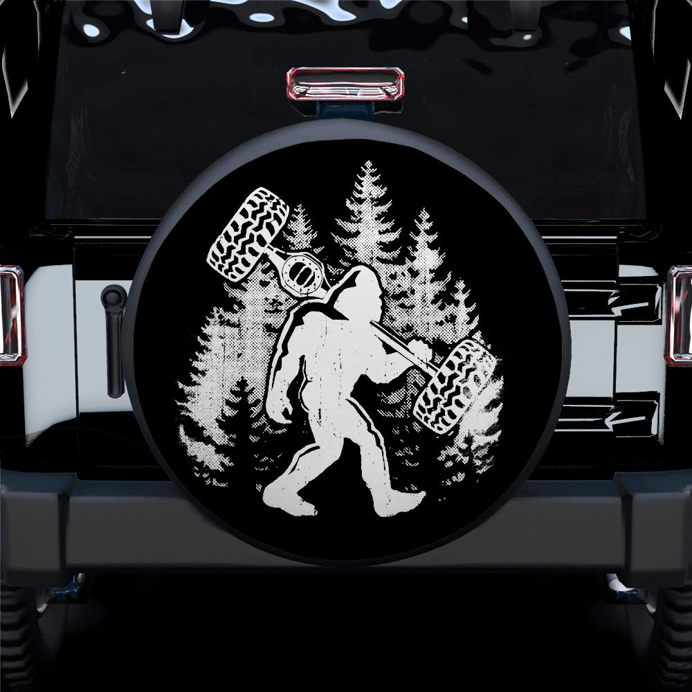 Funny Bigfoot Sasquatch Offroad Gift for Campers - Jeep Tire Covers