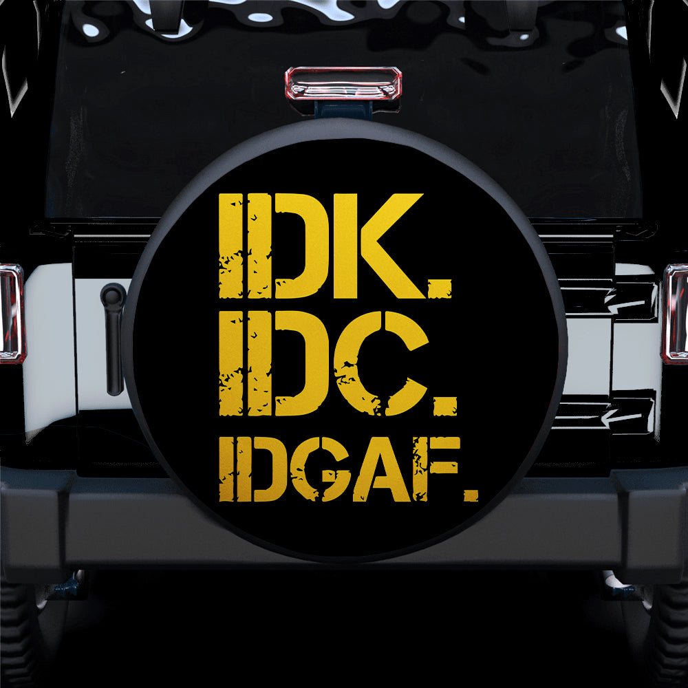 Funny Yellow Jeep Spare Tire Covers Gift for Campers and Drivers