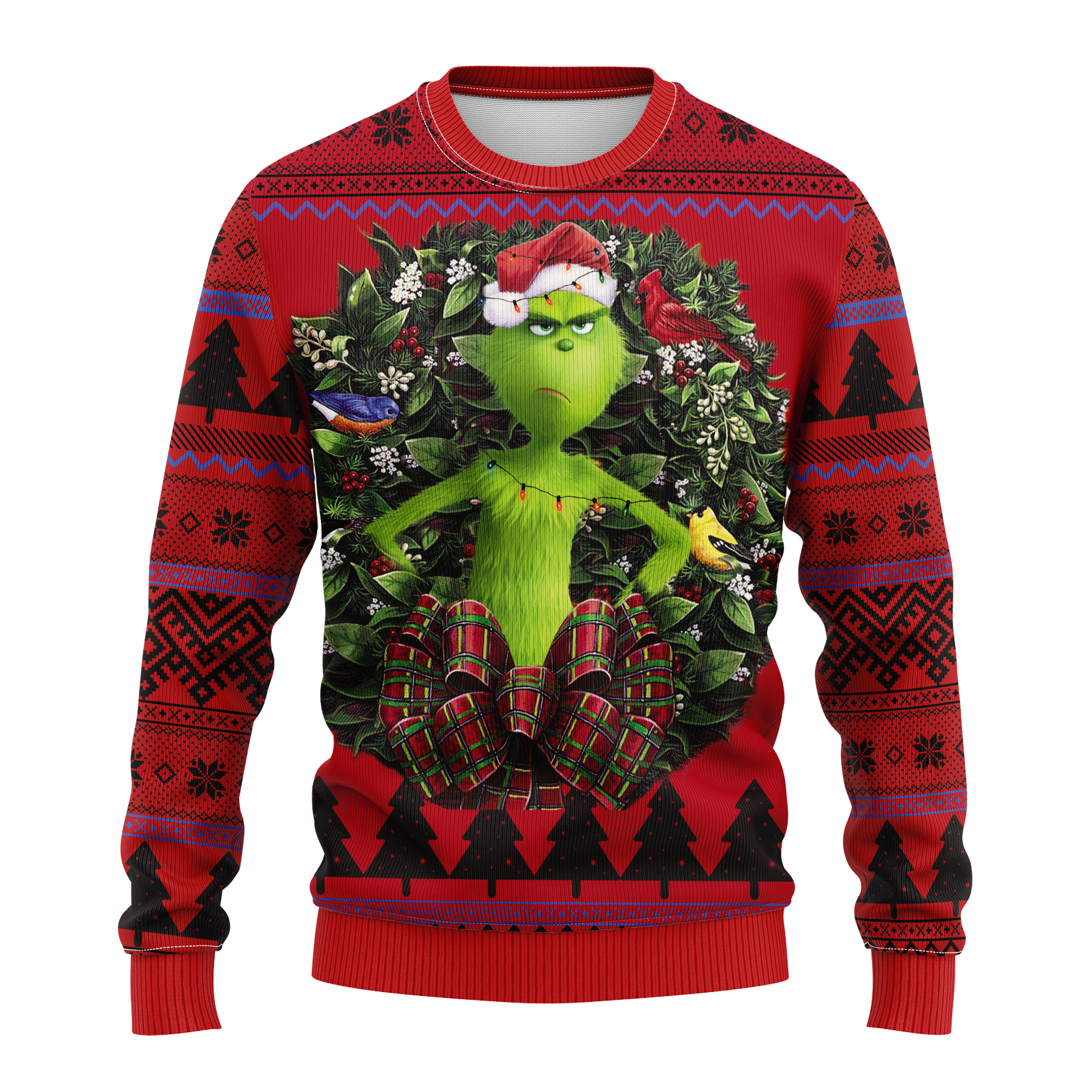 Funny Grinch Ugly Christmas Sweater for Thanksgiving Gift
