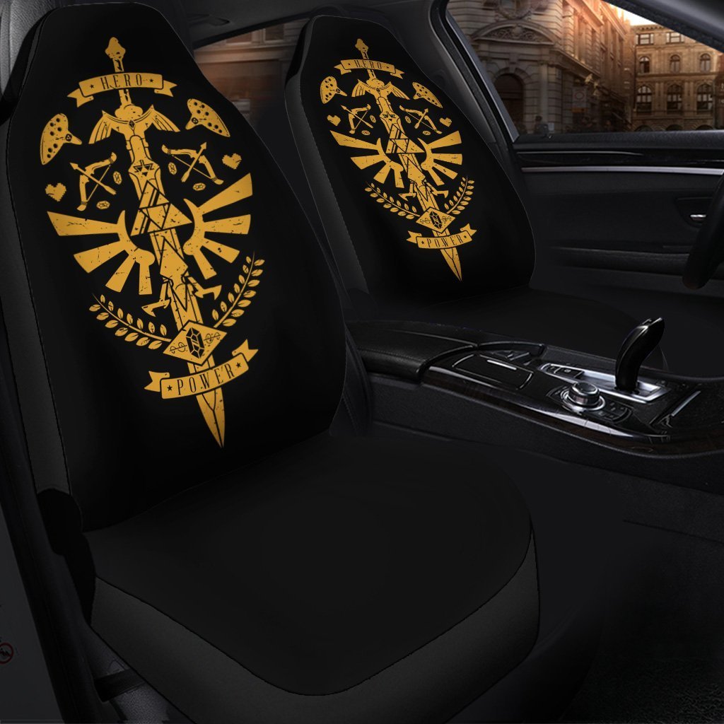 Zelda Sword Premium Custom Car Seat Covers Decor and Protector