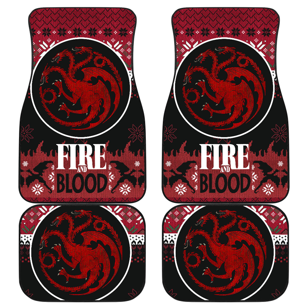 Targaryen Game Of Thrones Christmas Car Floor Mats Accessories