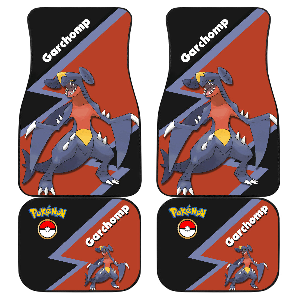 Garchomp Pokemon Car Accessories - Floor Mats for Vehicles