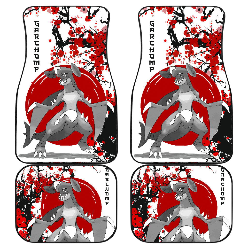 Garchomp Pokemon Car Floor Mats - Japanese Style Auto Accessories