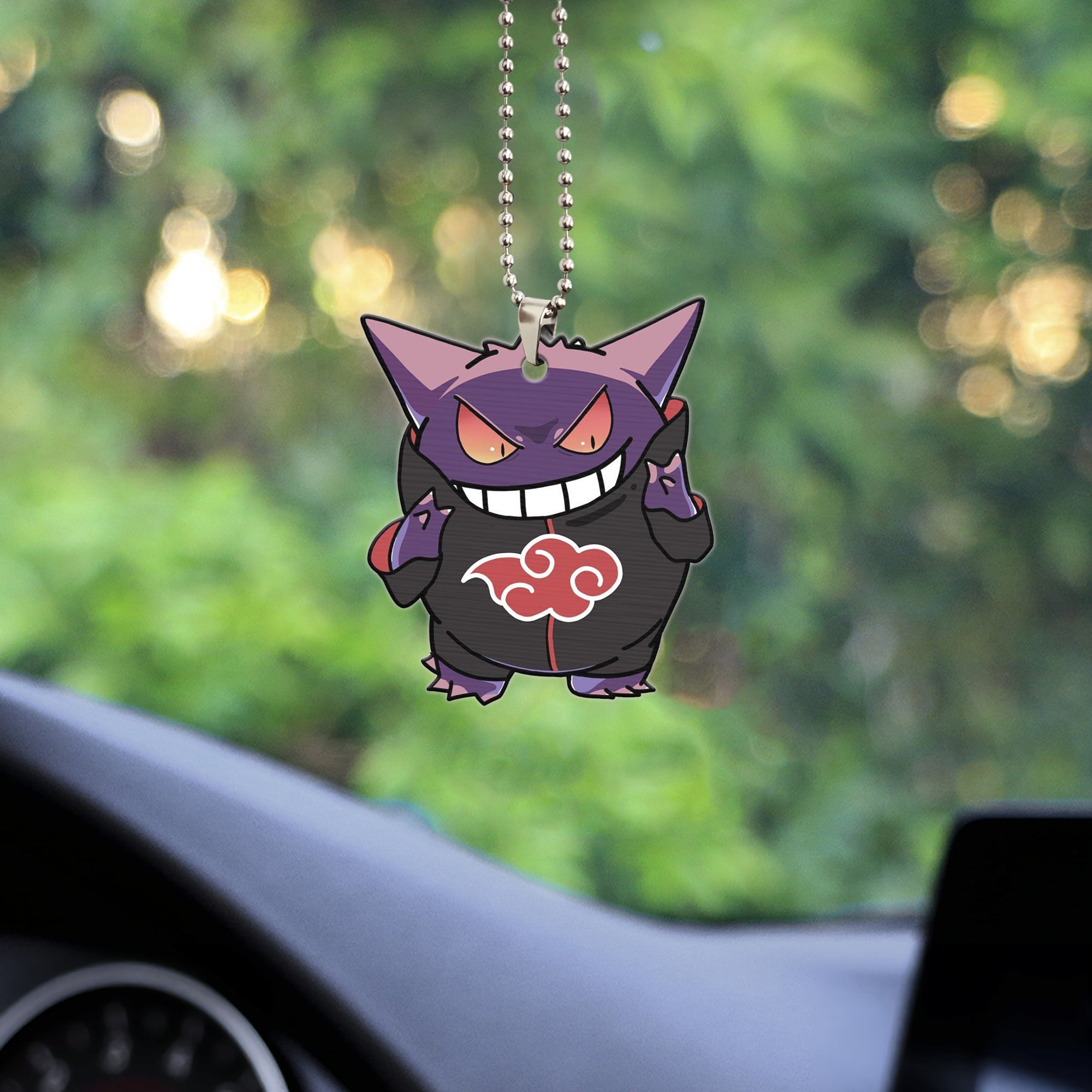 Gengar Akatsuki Pokemon Custom Shape Ornament Custom Car Accessories Decorations
