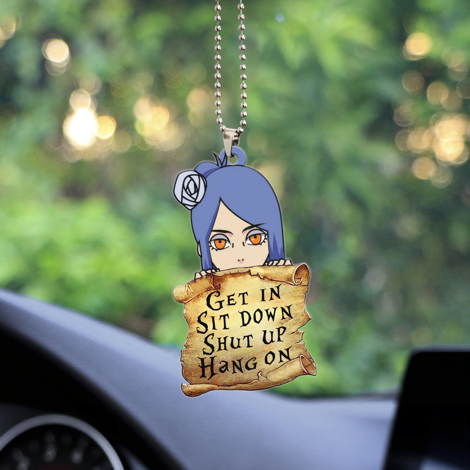 Akatsuki Konan Custom Shape Ornament - Custom Shape Car Accessories Decor