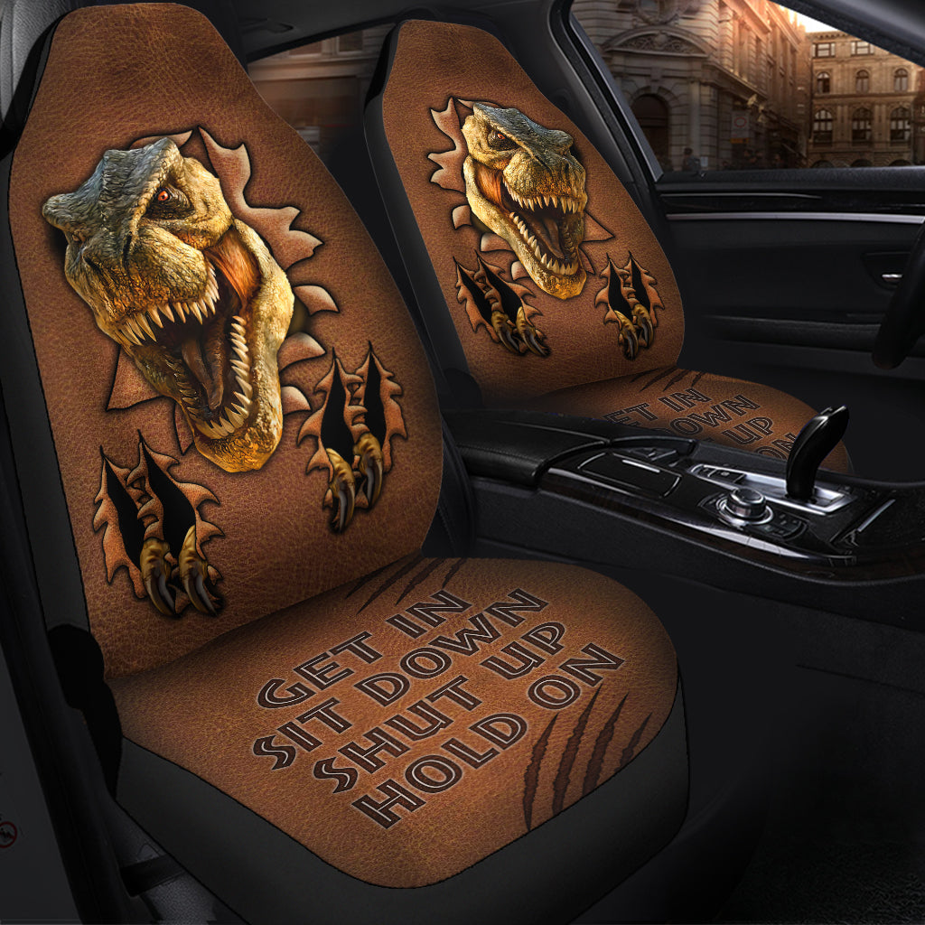 Custom T-Rex Car Seat Covers - Premium Decor and Protection