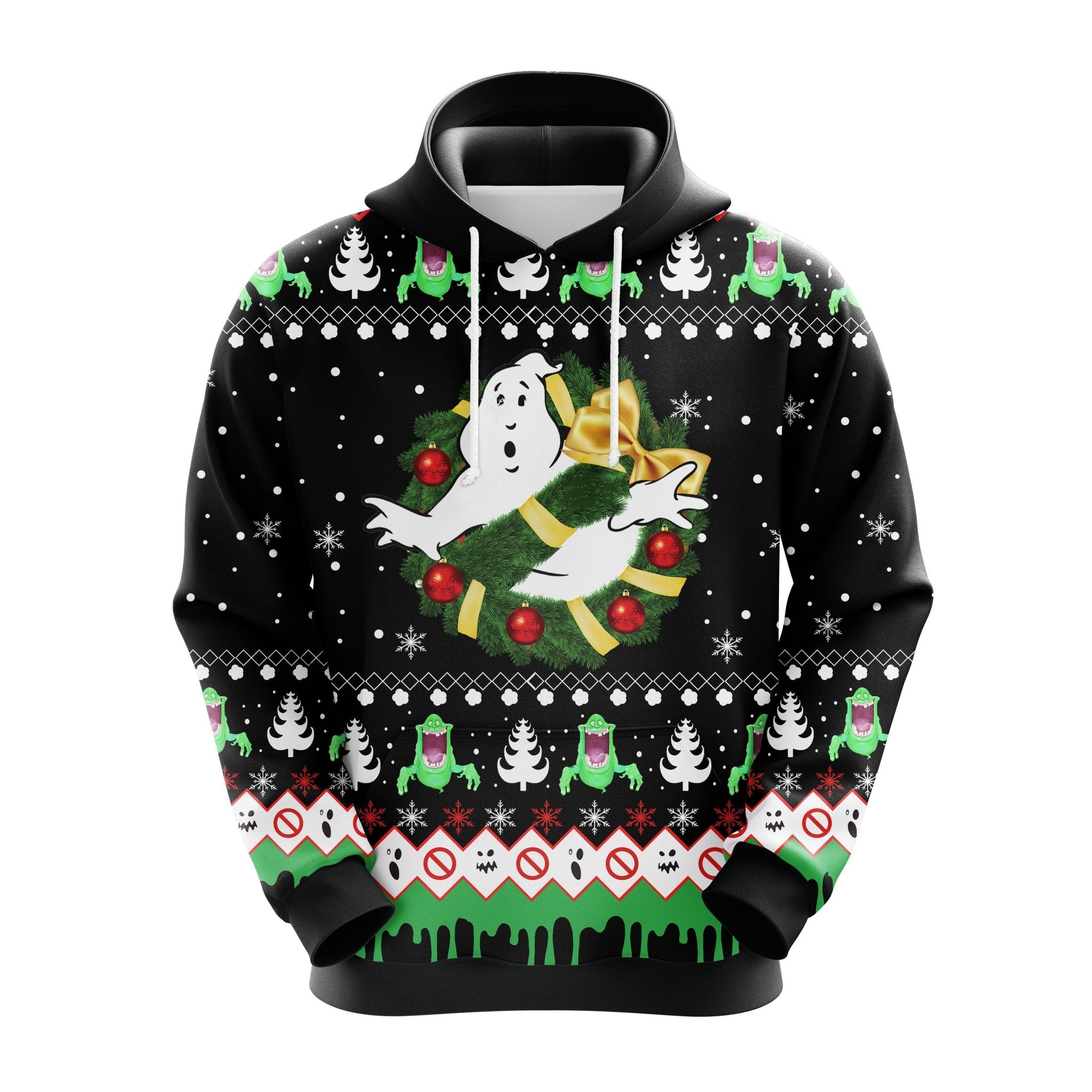 Ghostbusters Christmas Noel Hoodie - Cute Ugly Sweater Gift Idea