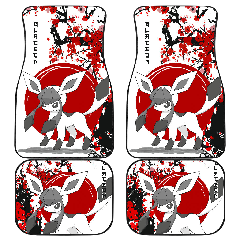 Glaceon Pokemon Car Floor Mats - Japanese Style Automobile Accessory