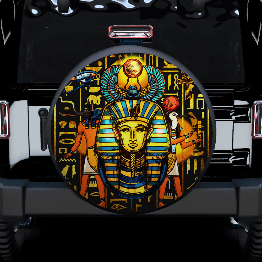 Gods Of Egypt Spare Tire Covers for Jeep Cars - Gift for Campers