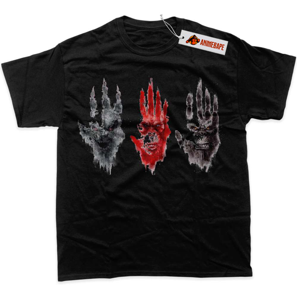 Godzilla vs Kong Graphic Tee, Movie Shirt for Fans, Unisex T-shirt