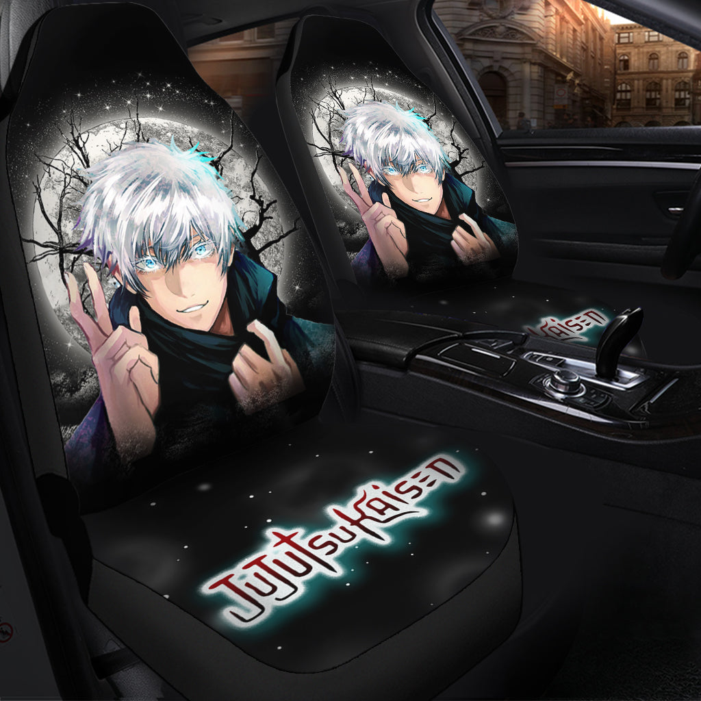 Gojo Jujutsu Kaisen Moonlight Premium Custom Car Seat Covers
