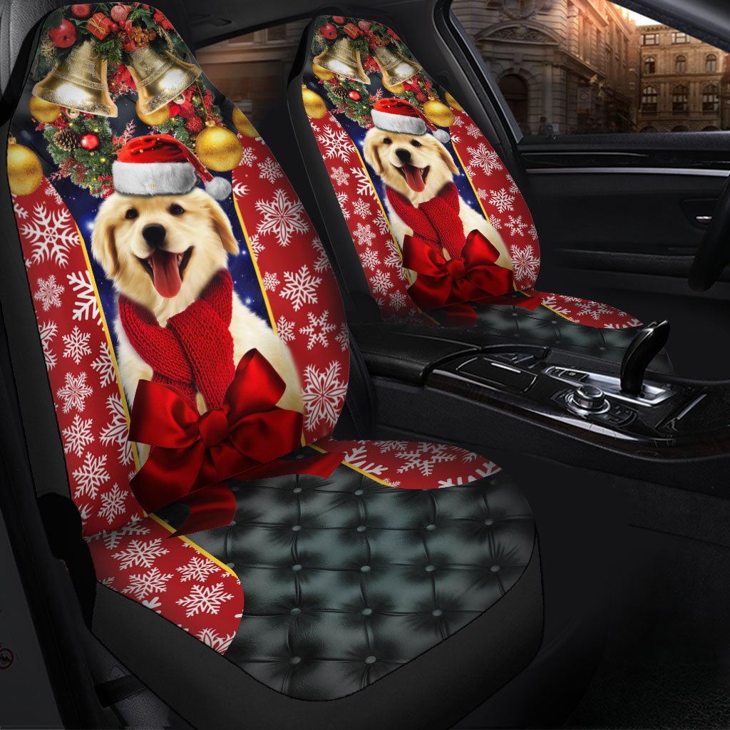 Golden Retriever Beagle Puppy Premium Custom Car Seat Covers