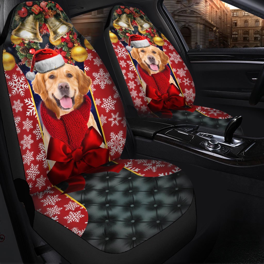 Golden Retriever Puppy Custom Car Seat Covers Protectors Decor