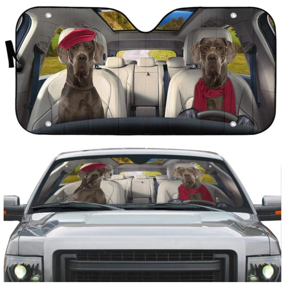Great Dane Dog Windshield Sun Shades Auto Accessories Gift Decor
