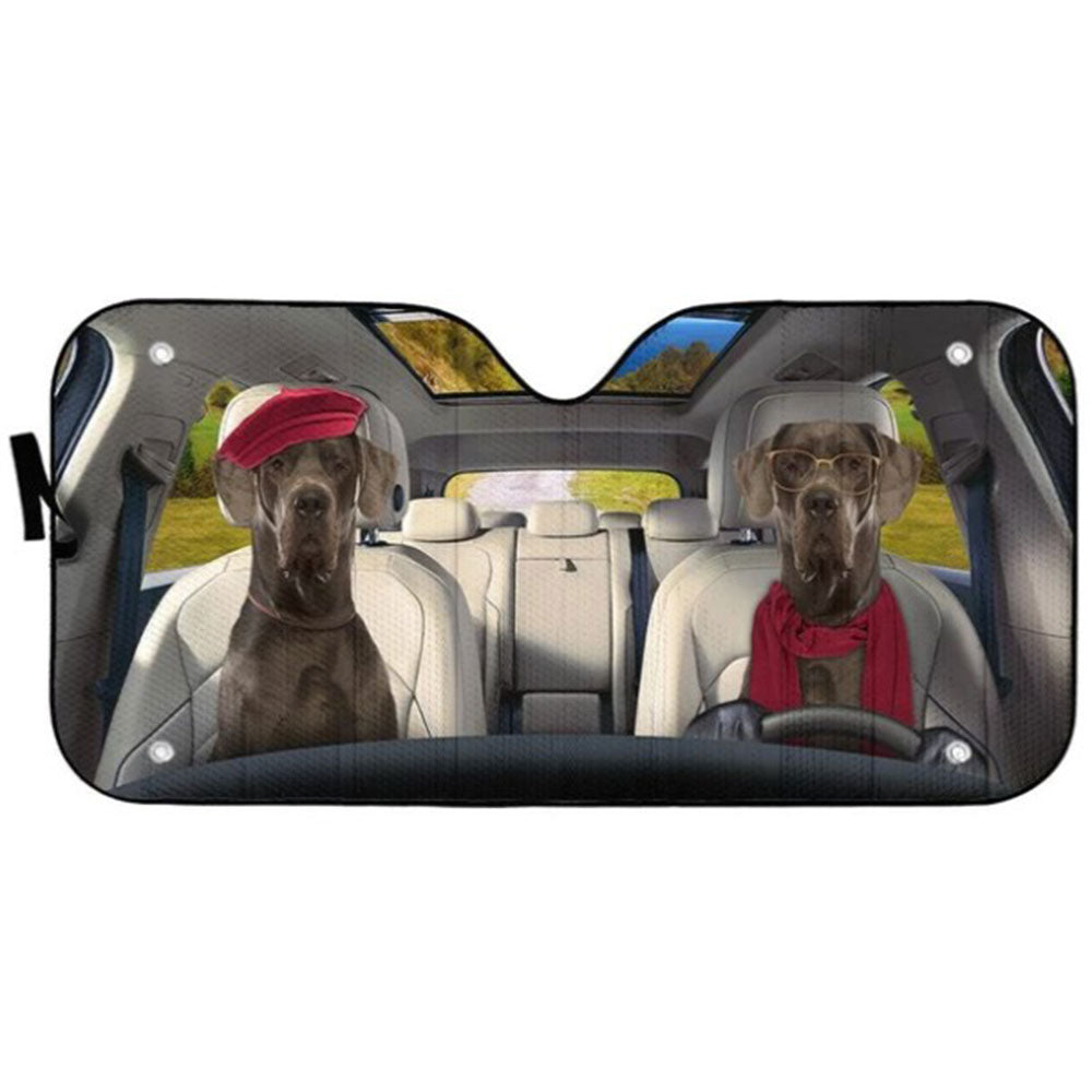 Great Dane Dog Windshield Sun Shades Auto Accessories Gift Decor
