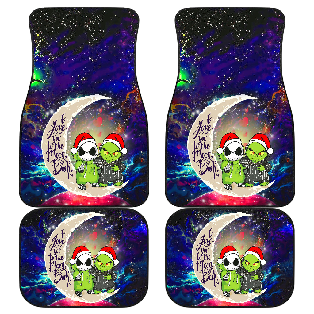 Grinch Jack Nightmare Before Christmas Galaxy Car Floor Mats