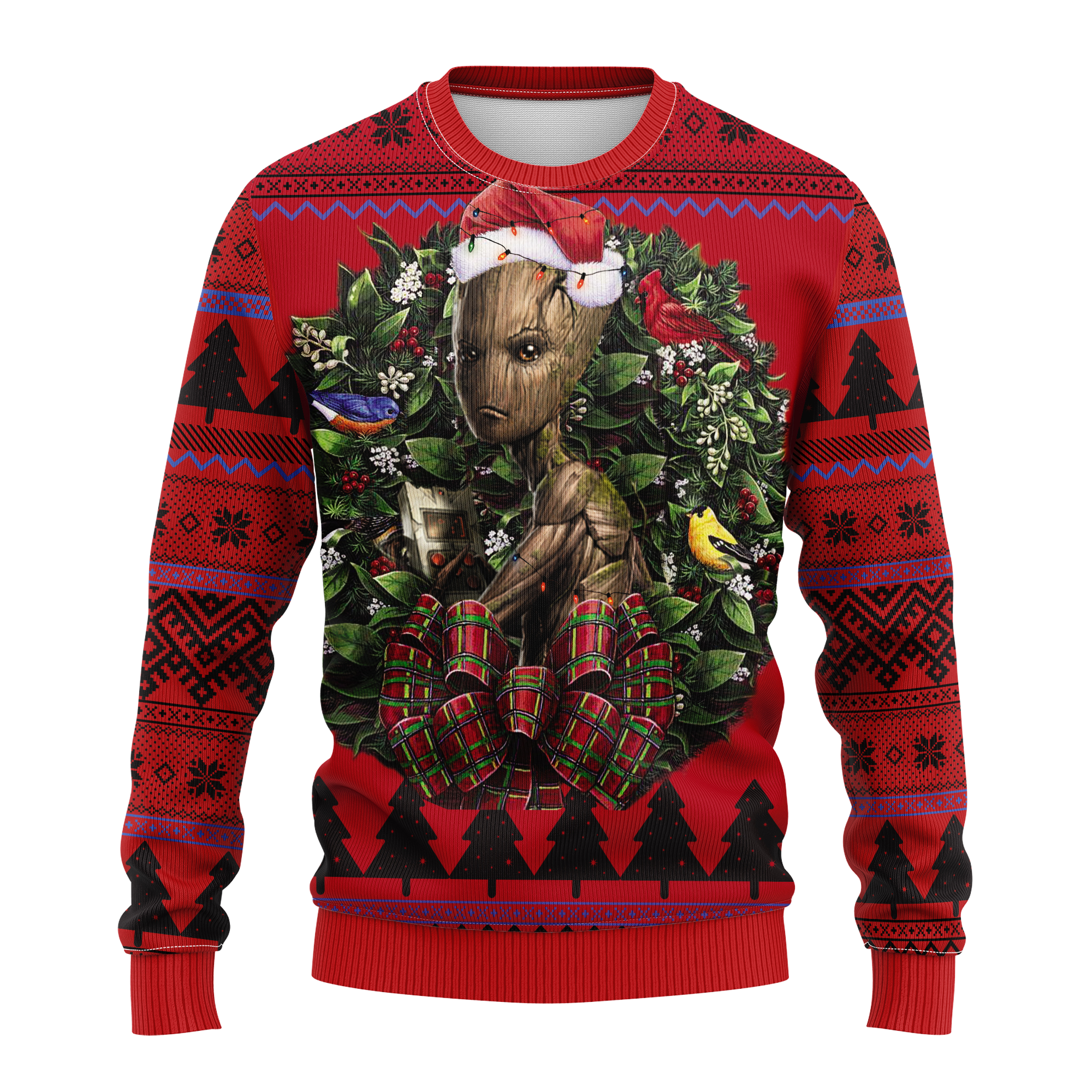 Groot Avengers Infinity War Ugly Christmas Sweater Thanksgiving Gift