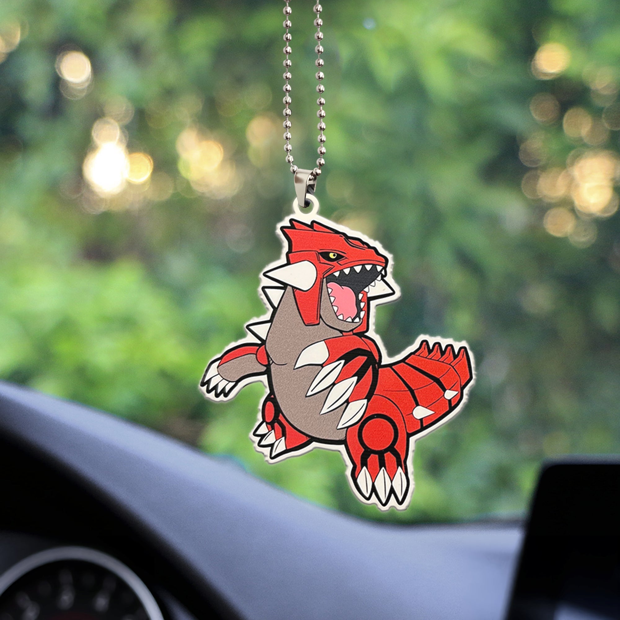 Groudon Legendary Pokemon Custom Shape Ornament Custom Car Accessories Decorations