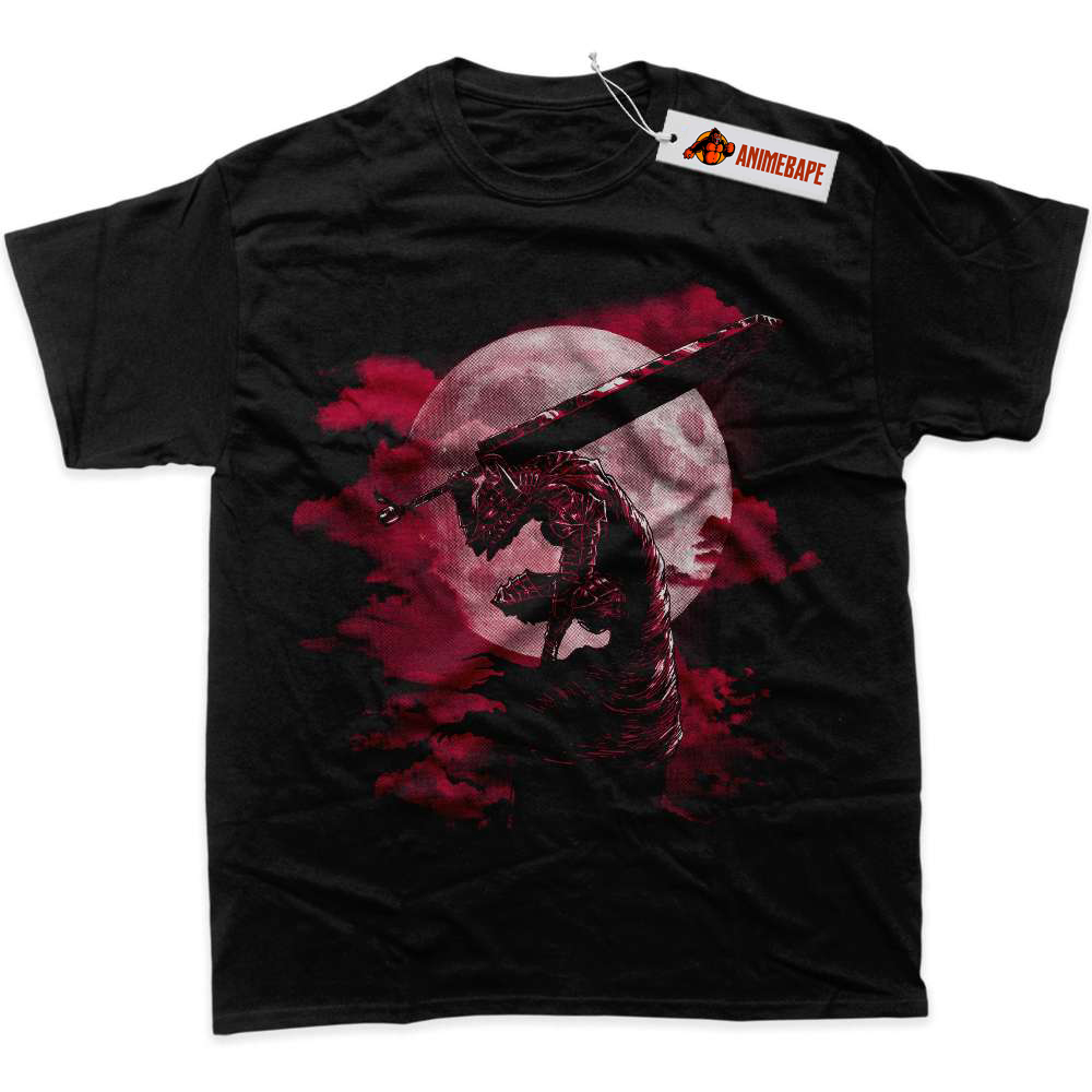Berserk Anime Graphic Tee, Guts Shirt, Cool T-Shirt Design