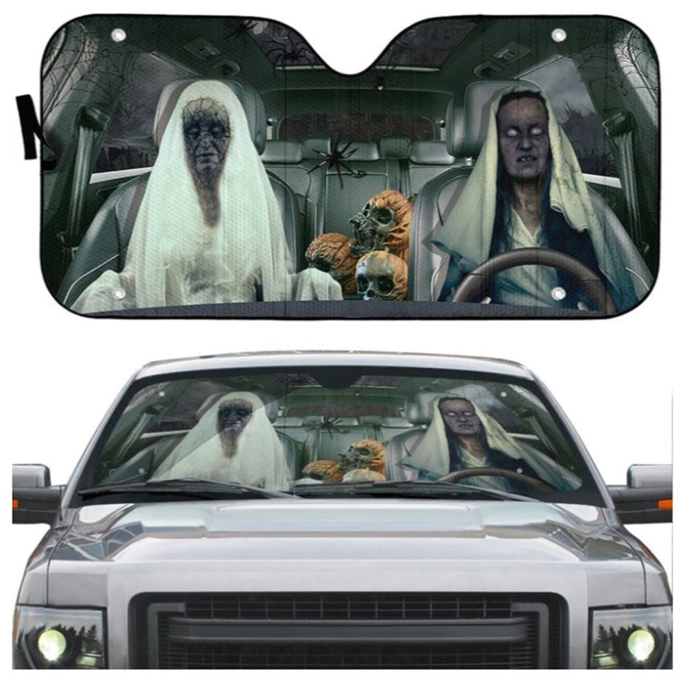 Custom Halloween Ghost Auto Sun Shades Windshield Accessories Gift