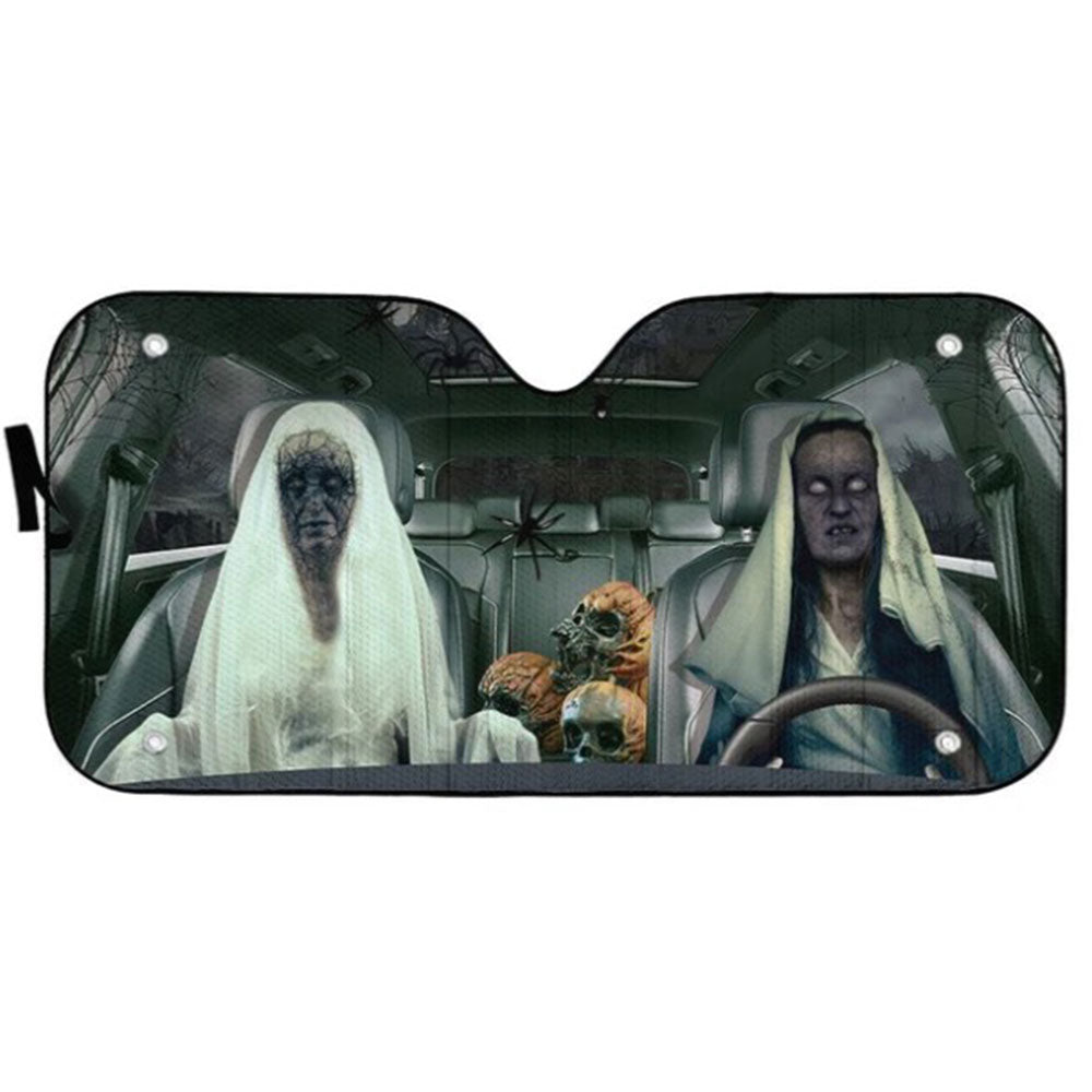 Custom Halloween Ghost Auto Sun Shades Windshield Accessories Gift