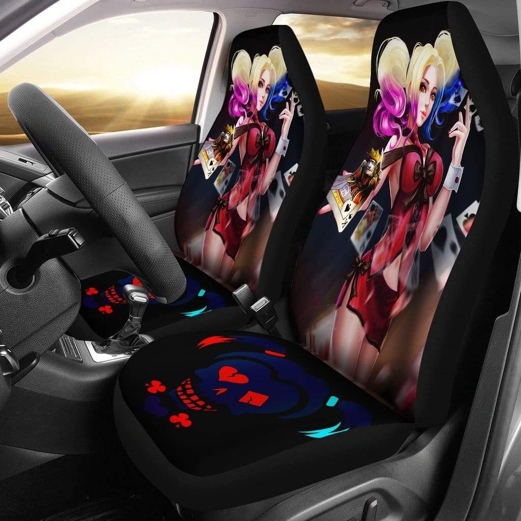 Harley Quinn Custom Car Seat Covers Premium Protector Decor 1 Set