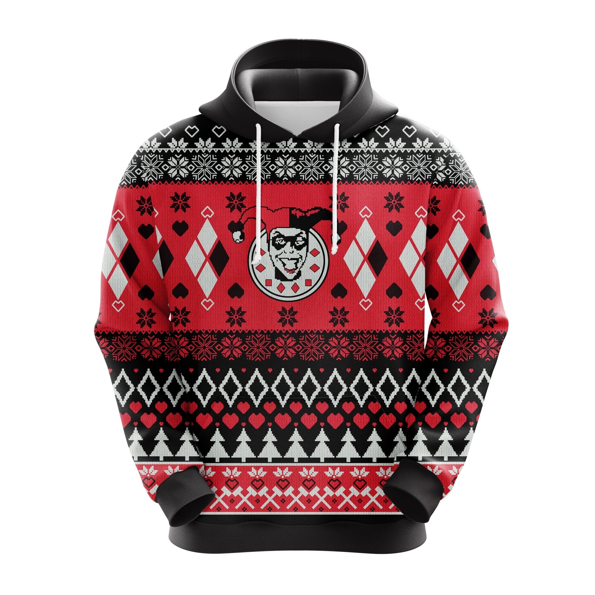 Harley Quinn Christmas Hoodie Cute Noel Mc Ugly Gift Idea for Holidays