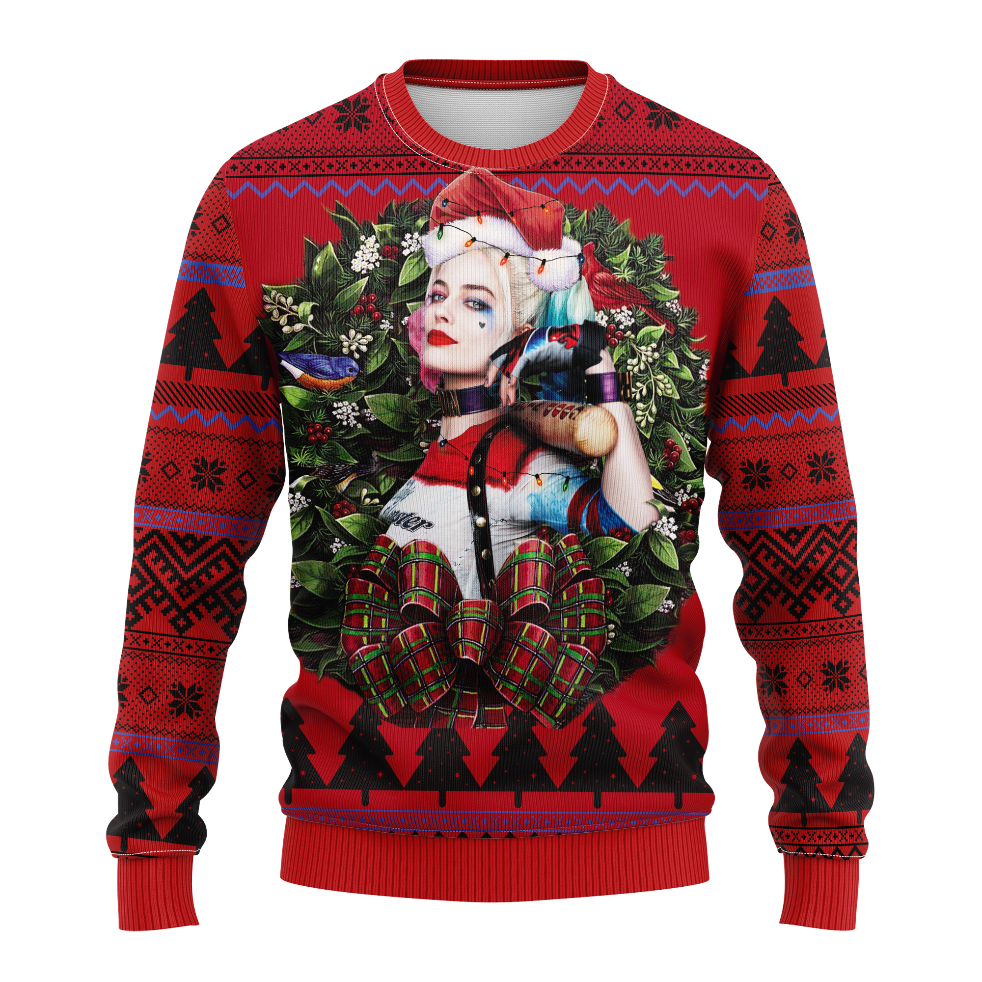 Harley Quinn Ugly Christmas Sweater for Thanksgiving Gift