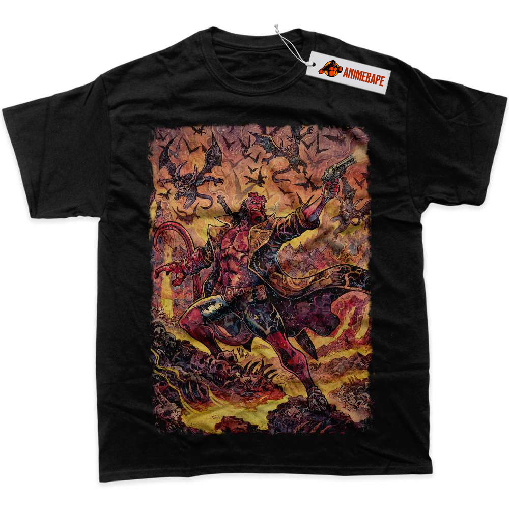Hellboy Graphic Tee for Fans, Movie Shirt, Casual Wear