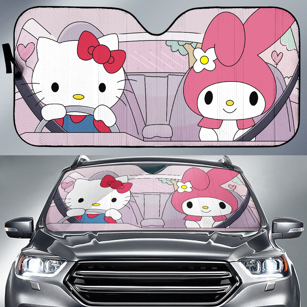 Hello Kitty Auto Sunshades for Car Windshield Protection