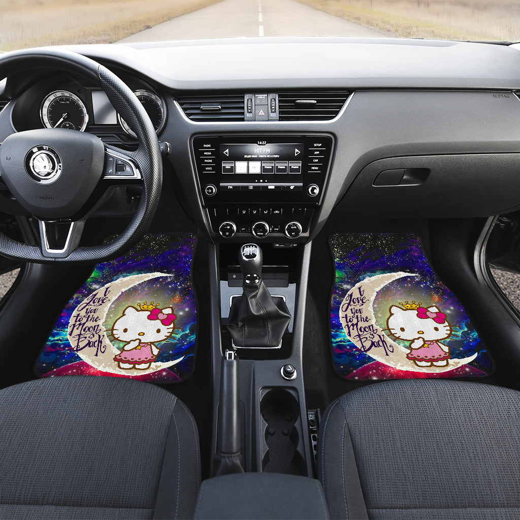 Hello Kitty Galaxy Car Mats - Love You To The Moon Design