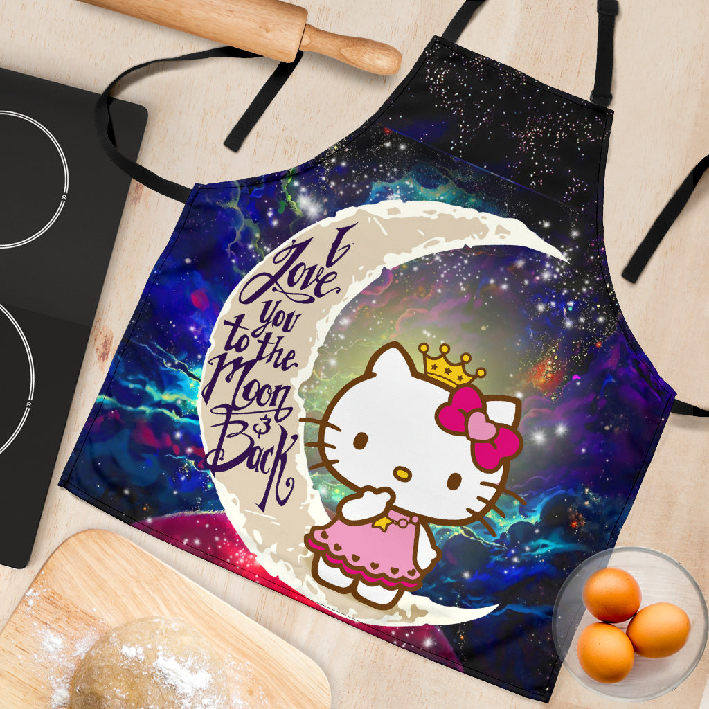 Hello Kitty Custom Apron Gift for Cooking Lovers - Love You To The Moon