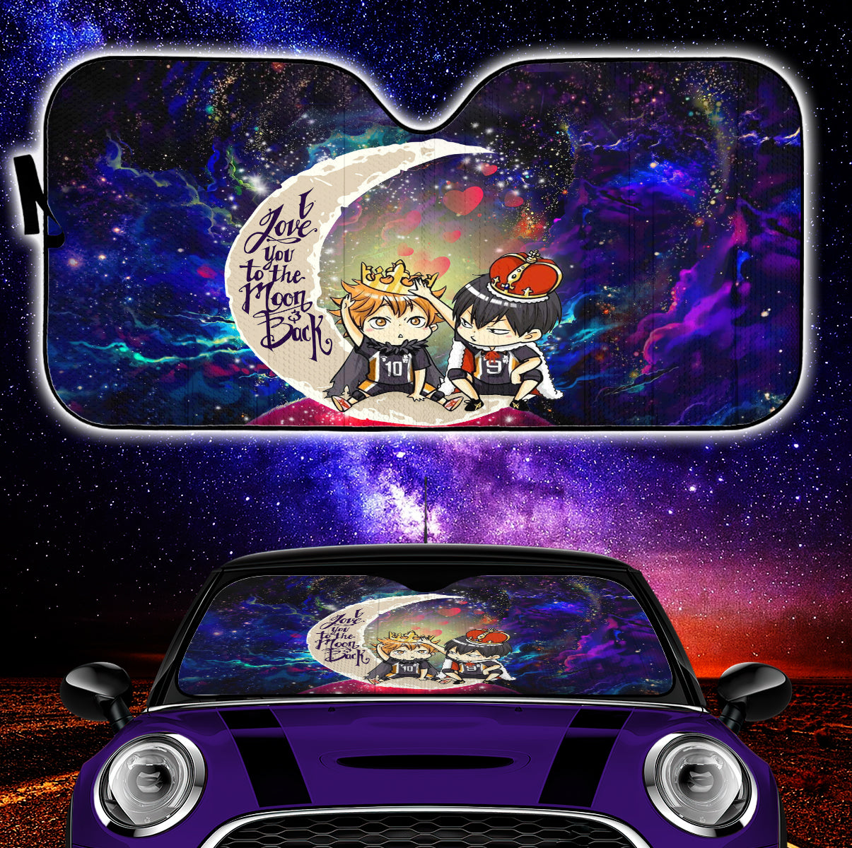 Hinata Tobio Haikyuu Galaxy Auto Sunshades Car Sun Protection