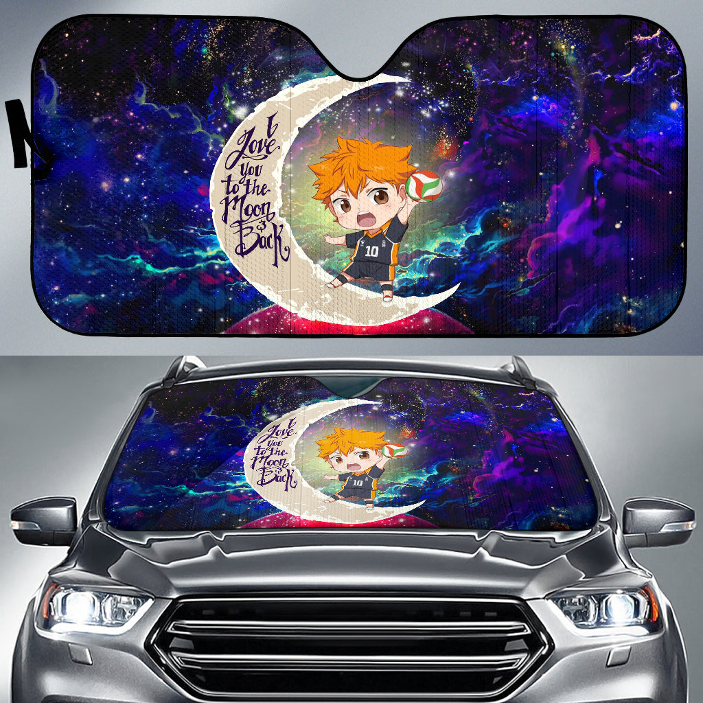 Hinata Haikyuu Galaxy Sunshades - Love You To The Moon Auto Shades