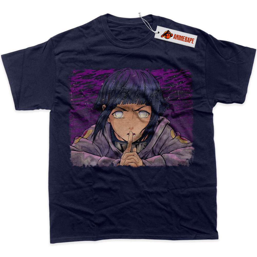 Hinata Hyuga Naruto Anime Graphic Tee Shirt for Fans