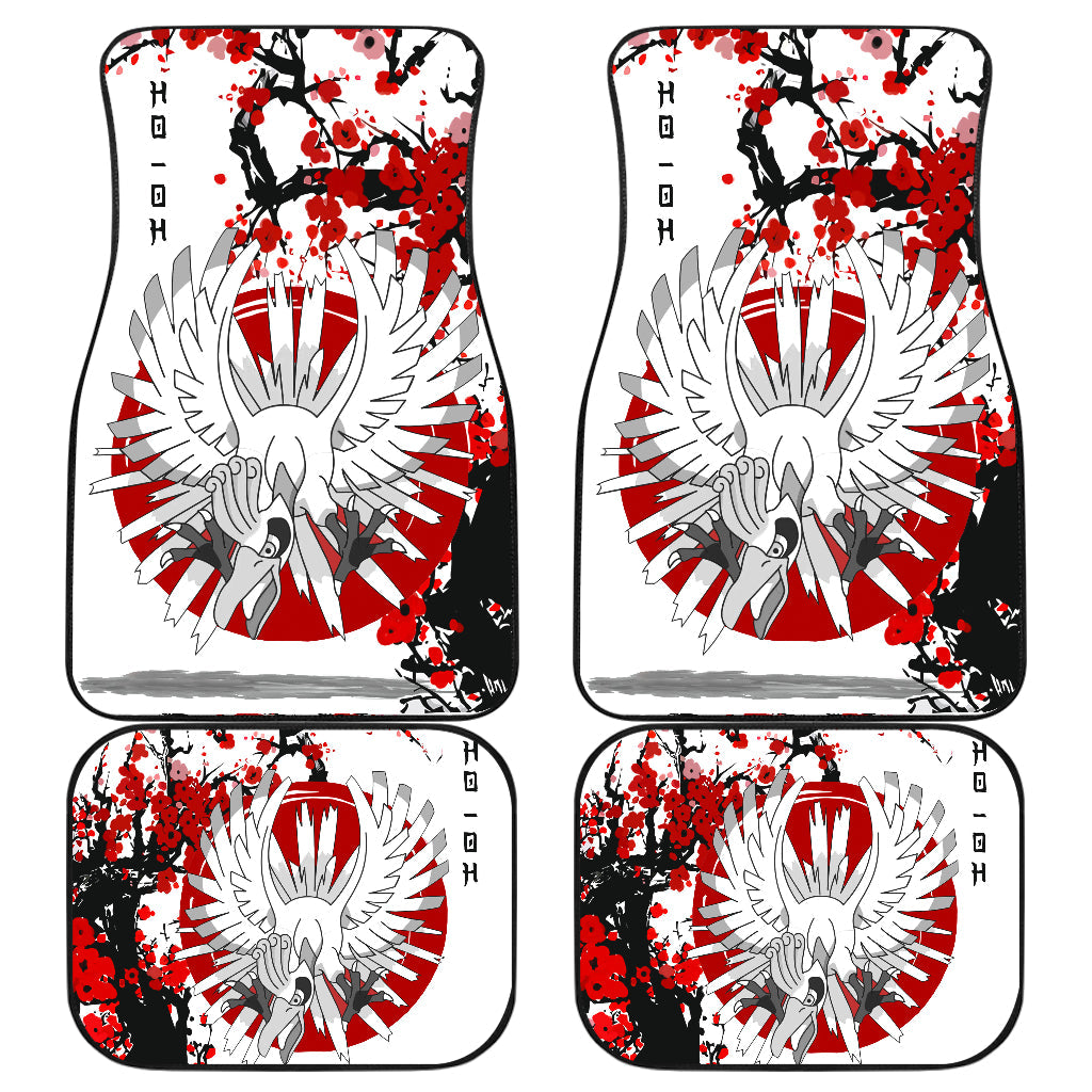 Ho Oh Pokemon Floor Mats - Japan Style Car Accessories