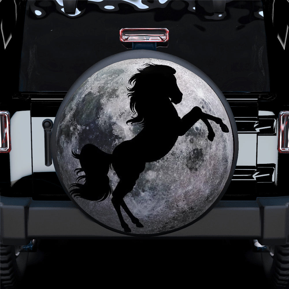 Horse and Moon Jeep Spare Tire Covers Gift for Camping Enthusiasts