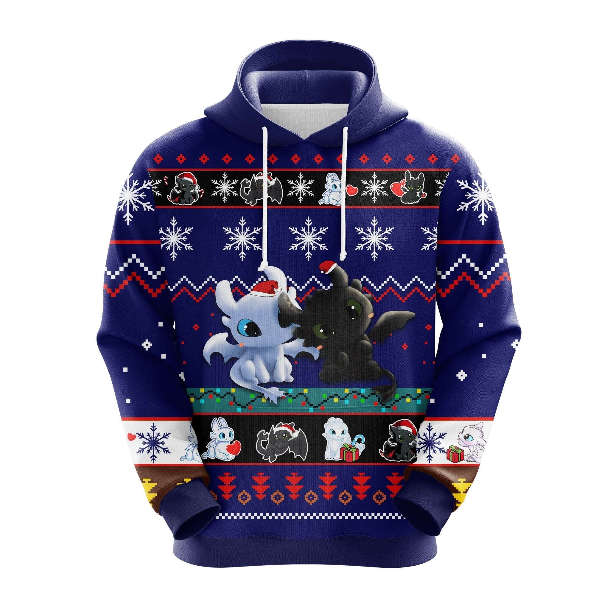 Cute How To Train Your Dragon Christmas Hoodie - Amazing Gift Idea