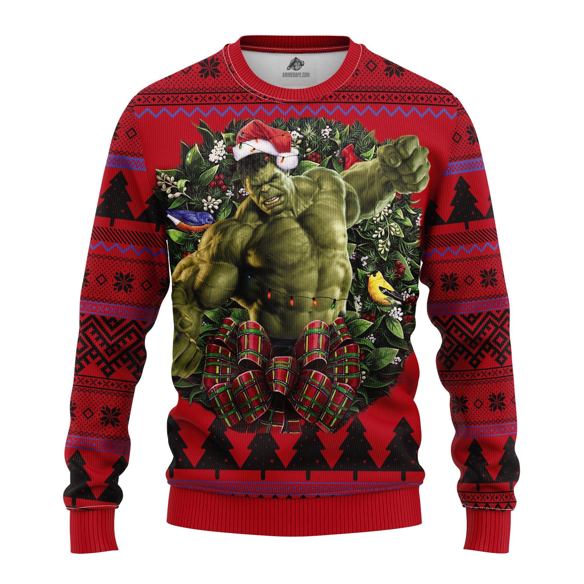 hulk-noel-mc-ugly-christmas-sweater-thanksgiving-gift-lggbx Hulk Noel Ugly Christmas Sweater for Thanksgiving Gift - Image 1