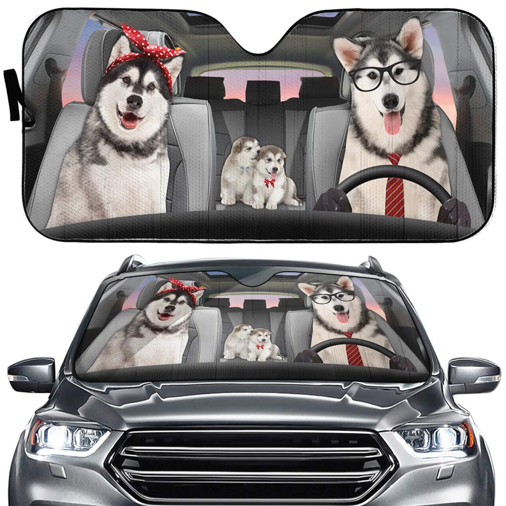 Husky Dog Sunshades for Car Windows – Driver Sun Shades