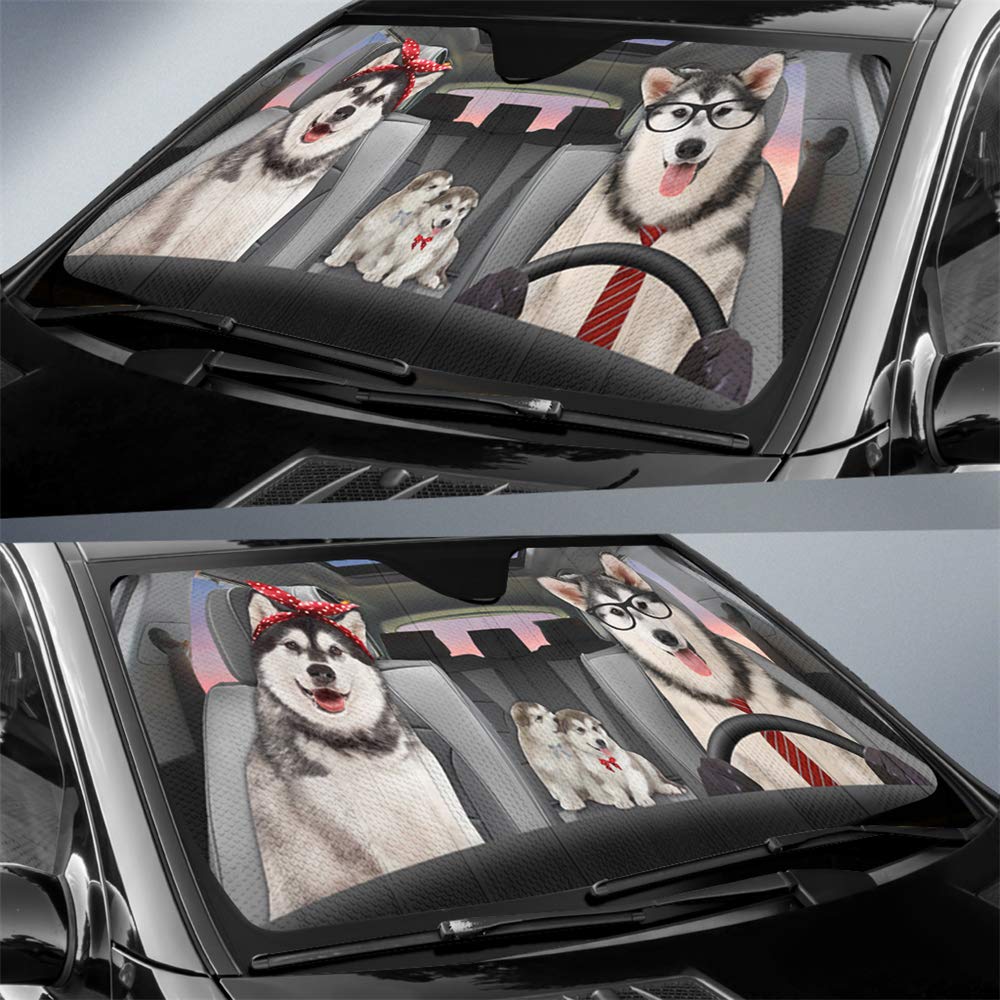 Husky Dog Sunshades for Car Windows – Driver Sun Shades
