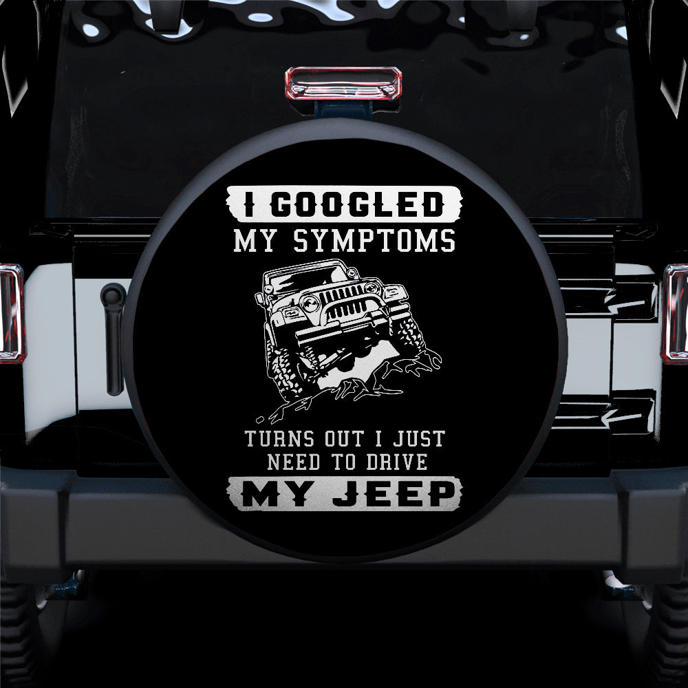 Jeep Spare Tire Cover - I Google My Jeep Gift for Campers