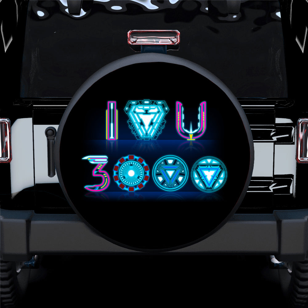 Iron Man I Love You 3000 Spare Tire Covers Gift for Campers