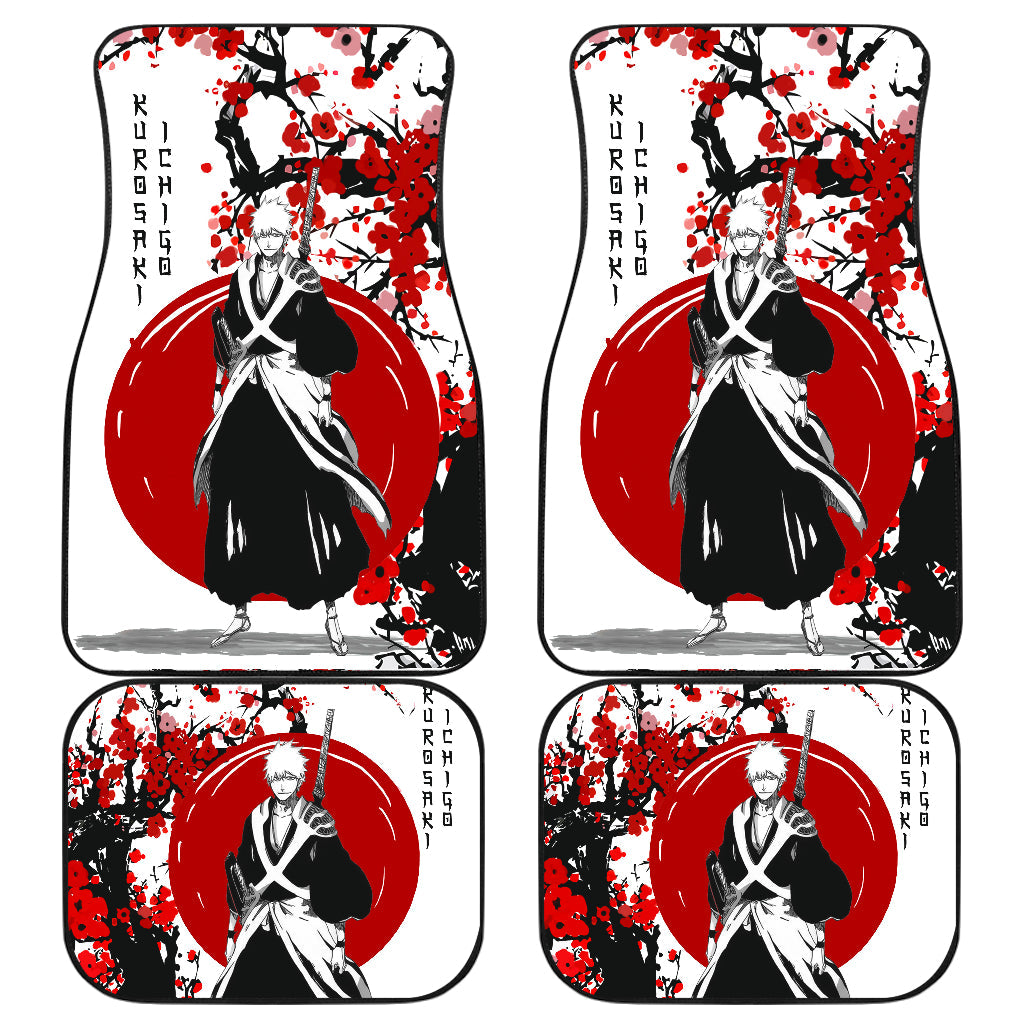 Ichigo Bleach Demon Slayer Japanese Style Car Floor Mats