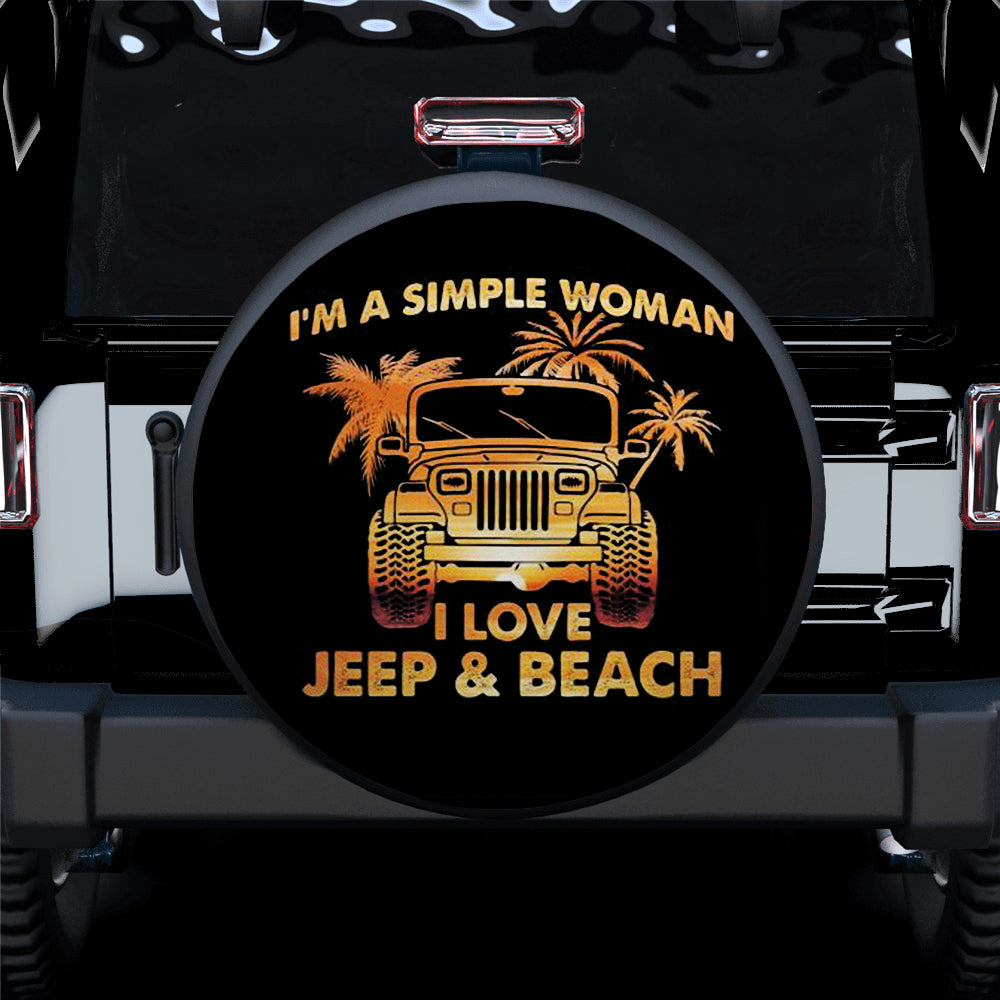 Jeep and Beach Lover Spare Tire Covers Gift for Campers
