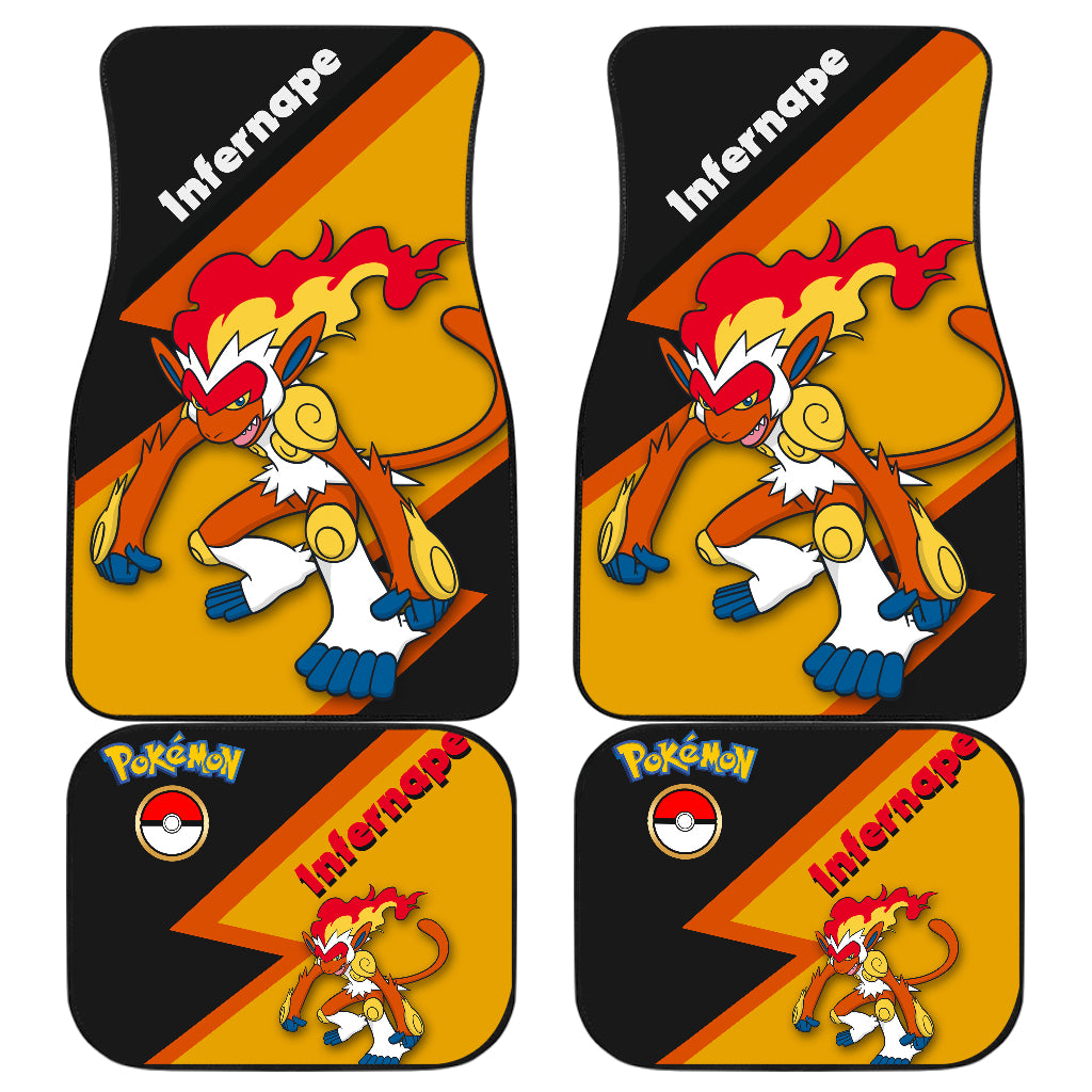 Infernape Pokemon Car Accessories - Floor Mats for Cars